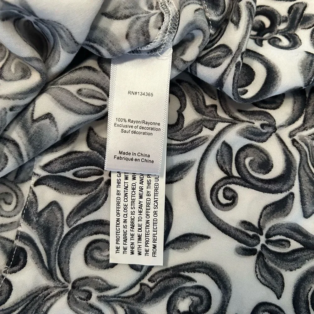 NVELOP SUN Uv protectant beach cover-up printed Poncho Tunic Women’s Size S/M